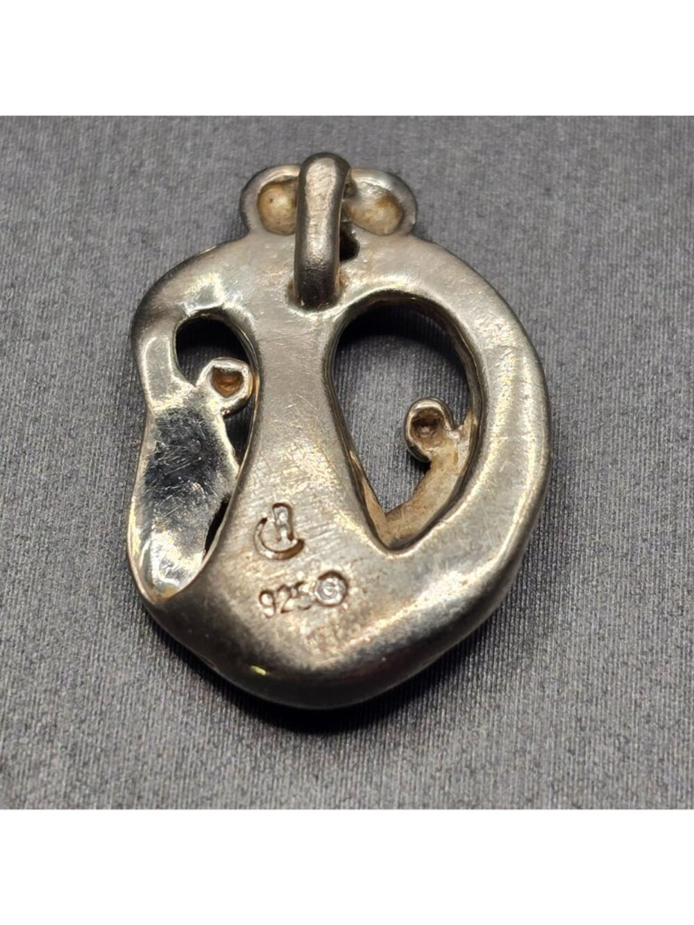 Vintage Sterling Silver Family Pendant Carolyn Pollack Relios Family Of 5 Charm - Picture 3 of 4